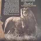 1970 Weatherby Magnum Big Game Africa Hunting Rifle Classic Firearm Print Ad
