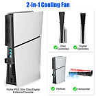 Upgraded Quiet Cooler Fan Cooling Accessories For Ps5 Slim Disc digital Console