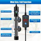 500w Submersible Aquarium Heater  90 Gal  - Adjustable Temp - Led Control