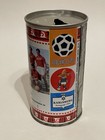 Karlsberg World Cup Soccer Soviet Union Empty Beer Can  Straight Steel  Germany