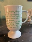 Seven Vintage Shamrock Irish Coffee  Pedestal Cups Gold Trim - Japan And Ireland