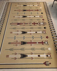 Vintage Navajo Yei Style High Quality Large Area Rug wall Hanging 94  X 64  