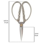 Jubileeyarn 6 75  Embroidery Scissors W  Decorative Cast Handles - Crane Motif 