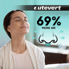 6 Pack Magnetic Nose Clips Adjustable Silicone Anti Snoring Sleep Nose Vents