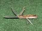 Very Rare   Vintage 108mm Faux Stag Victorinox Safari Hunter Swiss Army Knife   
