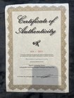 Signed  script   For Movie    seven      with Coa    brad Pitt   Morgan Freeman 