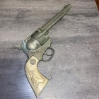 Vintage Hubley Cowboy Western Toy Cap Revolver Full Sz Heavy Made In Usa
