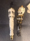 Modelo Beer Tap Handles Lot Of 2 Especial Lion   Negra Skull Draft Bar Tap