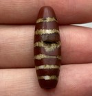 Lovely Unique Ancient Sassanian Etched Carnelian Old Bead