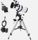 6 Inch 150 Mm Fl1400mm Reflector Newtonian Astronomical Telescope W phone Holder