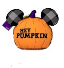 Disney Parks 2021 Mickey Jack O  Lantern Pumpkin Plush Pillow Halloween New