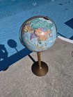 Replogle World Nation Series 12  Globe With Axle   16  Tall Stand Raised Relief