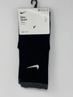Nike Spark Black Lightweight Crew Running Socks Da3584 010 Men   s Size 10-11 5