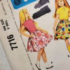 Vtg Mccalls Pattern 7716 Skipper Doll Clothes 9 Inch Wardrobe Cut 1965 Original