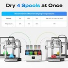    refurbished   creality Space Pi X4l Filament Dryer 4 Spool 3d Printer Dry Box