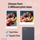 Canon - Selphy Qx20 Wireless Compact Photo Printer - Dark Gray