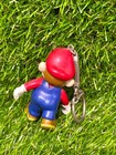 Vintage 1999 Super Mario Bros  Mario Nintendo - Keyring Key Chain