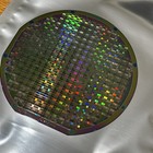 6 Inch Silicon Wafer With Scratches And Colorful Die  As Pictured