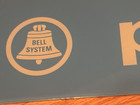 Vintage Bell System Glass Sign - Telephone Booth Displaysign - New Old Stock Nos
