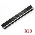 20pcs Pin Header  2 54mm 40pin Male And Female Header Pins Breakaway Pcb Boar   