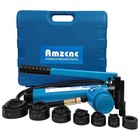Hydraulic Knockout Punch Electrical Conduit Hole Cutter Set Ko Tool Kit 1 2