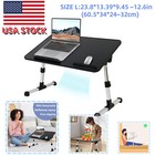 Adjustable Laptop Table Stand Lap Tray Sofa Bed Notebook Computer Foldable Desk