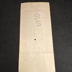 Chamber Of Commerce First National Bank Check Milwaukee 1894 Red Stamp Cancelled