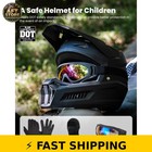 Ilm Youth Dirt Bike Helmet Mt601y - Matte Black  Medium
