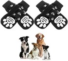 Anti-slip Dog Socks 4pcs Paw Protector Traction Control Adjustable Knitted Pet