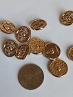 Lot Of 10 18mm Designer Button Chanel Button Replacement Button Gold Tone 