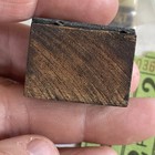 Vintage Letterpress Printing Block Post Office Stamp Mailing Wood Paraguay Rare