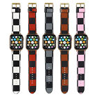 For Apple Watch Band Leather Strap Watch Series 9 8 7 Ultra 38 40 42 44 45 49mm