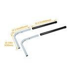 Pair Boat Trailer 40 -48  Adjustable Guide On Post W  Pvc Poles For Sailboat