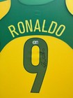 Ronaldo Nazario Signed Autographed Jersey Brazil Framed Display Beckett Bas