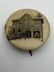 Vintage Fire Department Pin Back Celluloid 1930s 