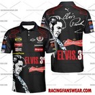 Dale Earnhardt Jr Nascar Racing 2007 Elvis Presley Hawaiian Shirt- Polo Shirts