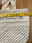 Holland America Line Cruise Ship Destination Tote Bag Canvas Travel Souvenir