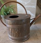 Vintage 100  Solid Copper Watering Can Garden Decor Patina Decorative Read