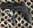 New T4e  50 Cal Tr50 Paintball Revolver W  11 Joule Upgrade Valve - Black