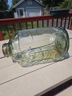 Libbey Clear Glass Pig Went To Market 5 Gallon Jar Piggy Bank 18 5    Large Size