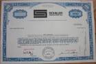 Schiller Industries  Inc  1970s Specimen Stock Certificate  Blue  100 Shares