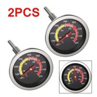 2pcs Temperature Gauge Thermometer For Barbecue Bbq Grill Smoker Pit Thermostat