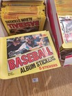 Topps Baseball Stickers Pack And Box Lot 1982