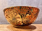 Antique Japanese Satsuma Bowl Meiji Asian Vintage Porcelain Signed marked