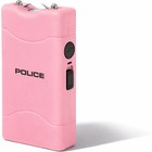 Police Stun Gun 800 Mini Rechargeable Led Flashlight   Holster Pink