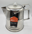 Gsi Outdoors Glacier Stainless 28 Cups Percolator Coffee Pot - Silver