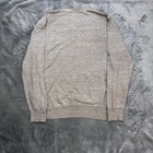 Arizona Jean Co  Vintage Style Beige Grey Plain Y2k V-neck Casual Sweater Size L