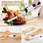 Electric Knife For Carving Meats Poultry Bread Crafting Foam 304 Stainless Steel