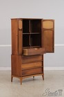 Lf75040  Lane Walnut Mid Century Modern Gentlemens Chest Armoire