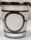 Vintage Rockwell Sterling Silver Overlay Art Deco Glass Ice Bucket 6   Rare
